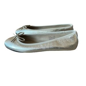 STEVE MADDEN Rudin Gold Ballet Flat